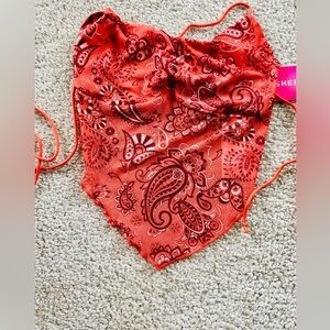 Handkerchief Crop Top NWT